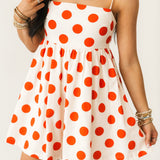 Southern Summer Mini Dress | Red Polka Dot