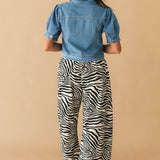 Sweet Statement Pants | Zebra