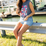 Just A Girl Muscle Tank