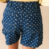 Sweet Spot Polka Dot Short | Denim