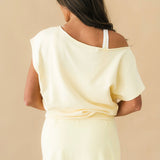 Game On Off Shoulder Top | Yellow