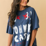 Johnny Cash Doodles Tee