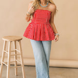 Summer Nights Top | Red Check