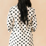 Polka Dot Charm Mini Dress