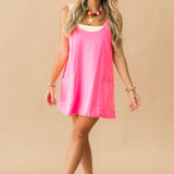 Hot Shot Mini Dress | Hot Pink