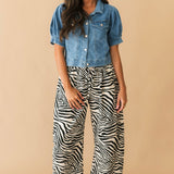 Sweet Statement Pants | Zebra