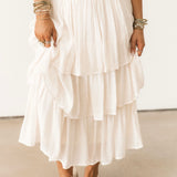 Love Somebody Midi Skirt | Cream