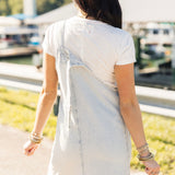 Summer Picnic Overall Mini Dress