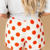 American Honey Polka Dot Short | Red Cream