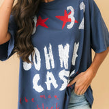 Johnny Cash Doodles Tee
