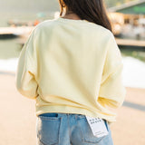 Lake Day Corded Crew Sweatshirt