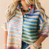Over The Rainbow Short Sleeve Sweater