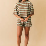 Striped Boxer Short | Tan Lines