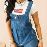 American Flag Baby Tee