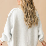 Pray Polka Dot Mock Neck Sweatshirt