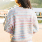 Over The Rainbow Tie Front Cardigan | Pastel