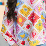 Summer In Stamps Sweatshirt | QOS X Lexi Jade's