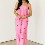 Poppi Polka Dot Pant | Pink