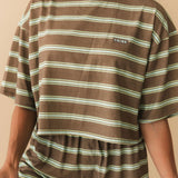 Striped Boxer Short | Tan Lines