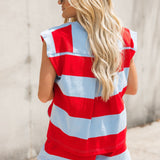 Summer Anthem Top | Red Blue