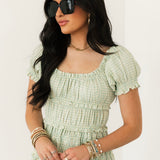Campbell Midi Dress | Key Lime