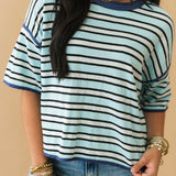 Clean Rugby Tee | Crystal Blue