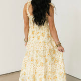 Sunshine Floral Midi Dress | Yellow