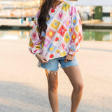 Summer In Stamps Sweatshirt | QOS X Lexi Jade's