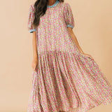 Courtside Crush Maxi Dress | Blush Combo
