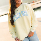 Lake Day Corded Crew Sweatshirt