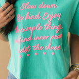 Simple Things Cropped Graphic Tee