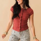 Most Wanted Cardi | Terra Cotta