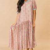 Courtside Crush Maxi Dress | Blush Combo
