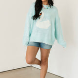 Pure Grace Swan Sweater | Cloud