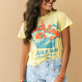 The Beach Boys Surf Jam Solo Tee | Lemon