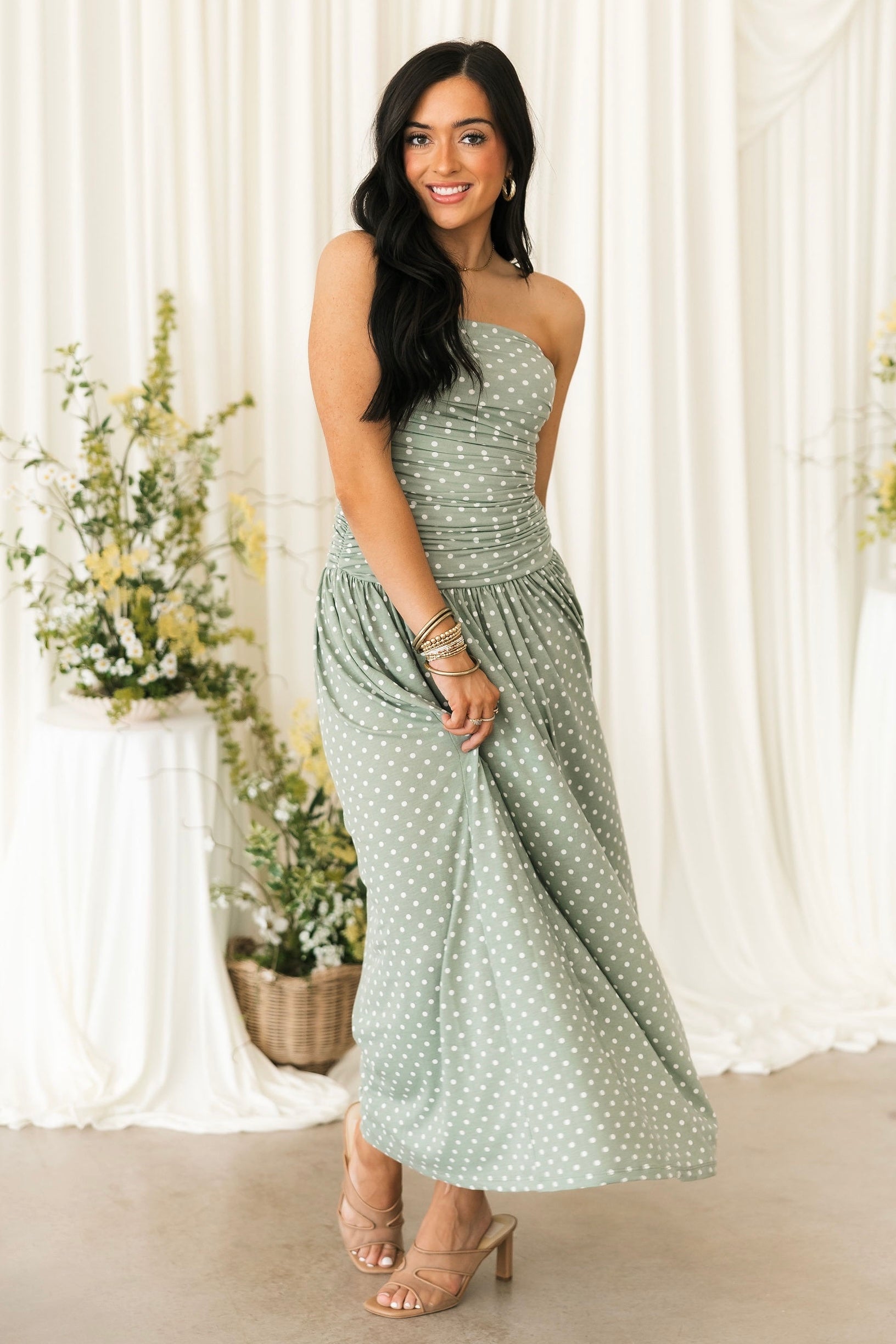 Dot Girl Maxi Dress
