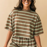Striped Boxer Short | Tan Lines