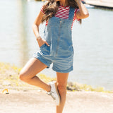 Sweet Stripes Baby Tee | Red White