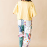 Jewel Patch Barrel Jeans