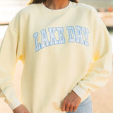 Lake Day Corded Crew Sweatshirt
