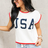 USA Sweater | Cream