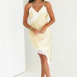 Golden Hour Midi Dress | Yellow