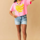 Gone Bananas Crop Tee