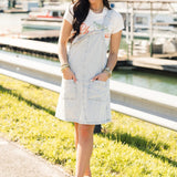 Summer Picnic Overall Mini Dress