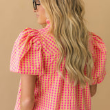 Cherry Picked Maxi Dress | Pink Yellow