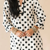 Polka Dot Charm Mini Dress