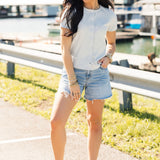 Be My Baby Top | Baby Blue