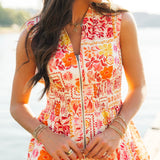Palm Paradise Midi Dress