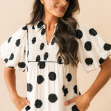 Spot On Polka Dot Midi Dress