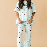 Perfect Pair Polka Dot Set | Blue Brown